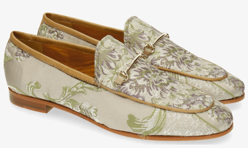 Loafers Scarlett 1 Textile Victoria Sand - Slip-on Shoe, transparent png