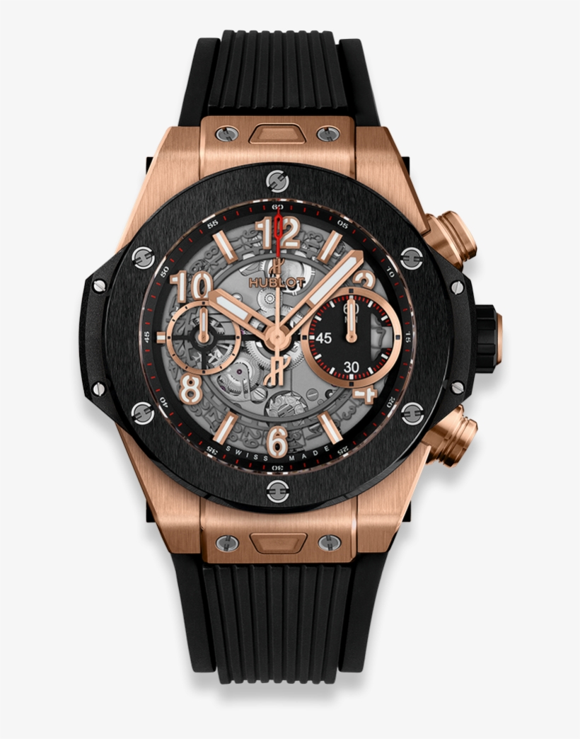Big Bang Unico King Gold Ceramic - Hublot Big Bang Unico 42mm, transparent png