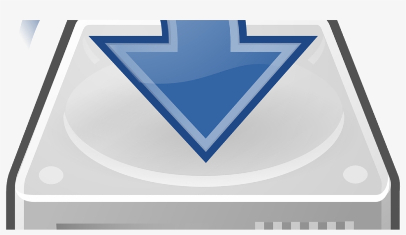 How To Back Up Your Windows 10 Computer - Blue Down Arrow Png, transparent png
