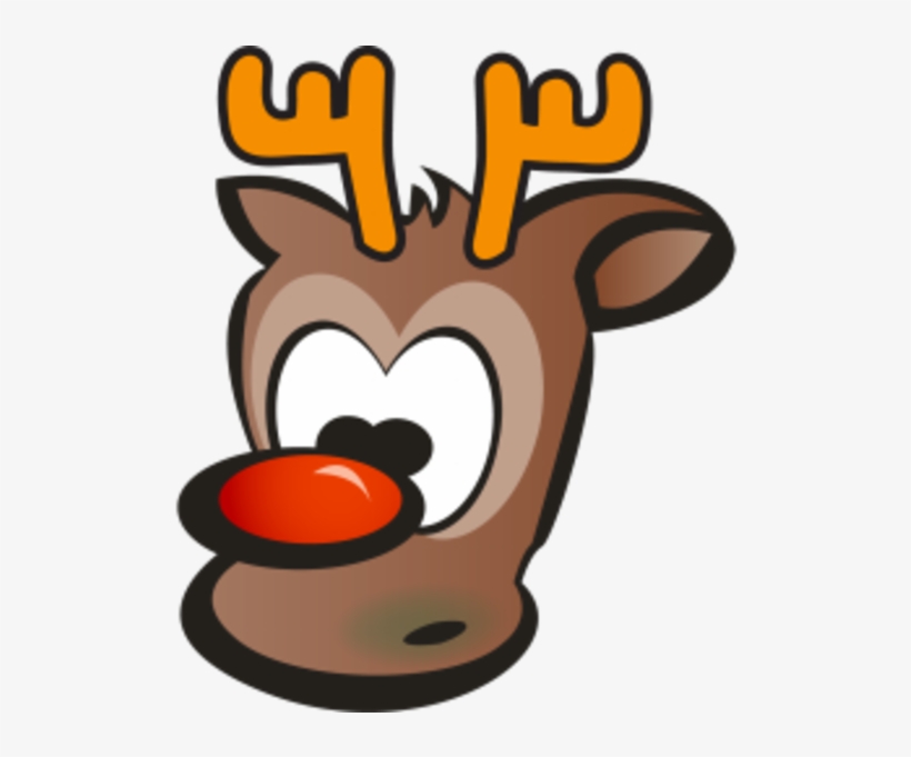 Small - Cartoon Reindeer, transparent png
