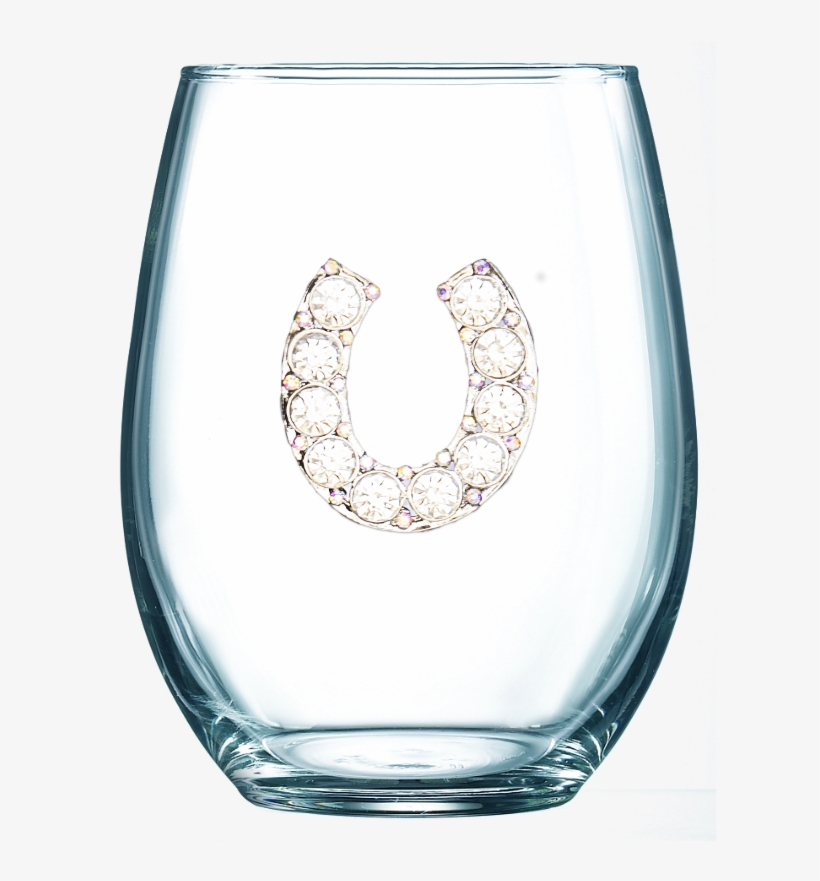 Stemless Wine Glass Horseshoe - Stemless Wine Glass Png, transparent png