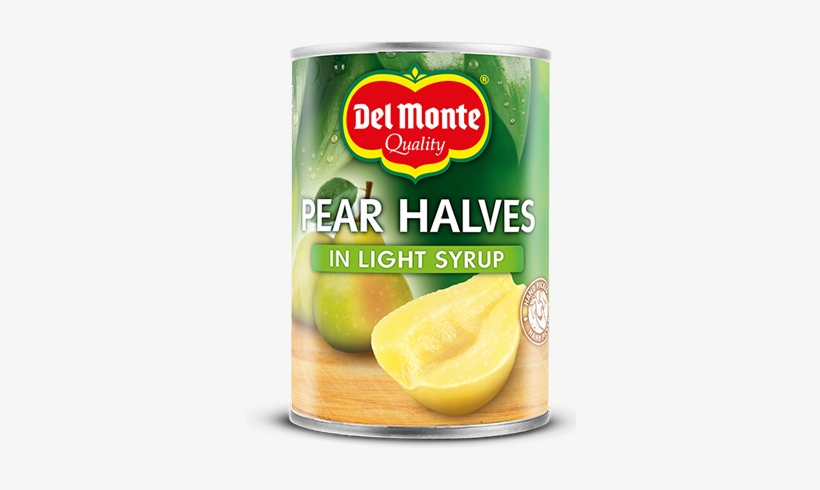 Pear Halves In Ls - Del Monte Pear Halves In Light Syrup, transparent png