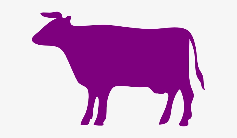 Png Library Clip Art At Clker Com Vector Online - Cow Silhouette Grey, transparent png