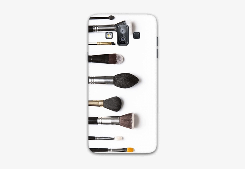 Makup Brush Samsung J7 Duo Mobile Case - Flat Lay Photography Makeup, transparent png