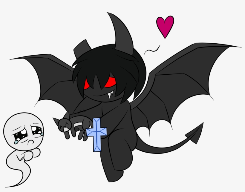 A Friendly Demon - Binding Of Isaac Demon Isaac, transparent png
