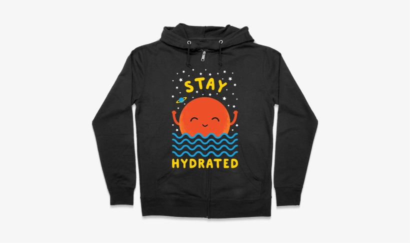 Stay Hydrated Zip Hoodie - Hoodie Satan, transparent png