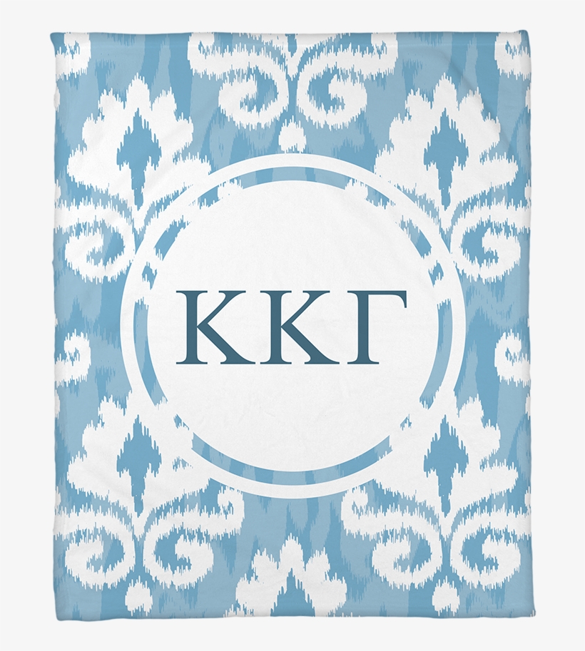 Kappa Kappa Gamma Blue Silk Touch Blanket - Finduq Home Set Of 2 Cotton Linen Square Decorative, transparent png