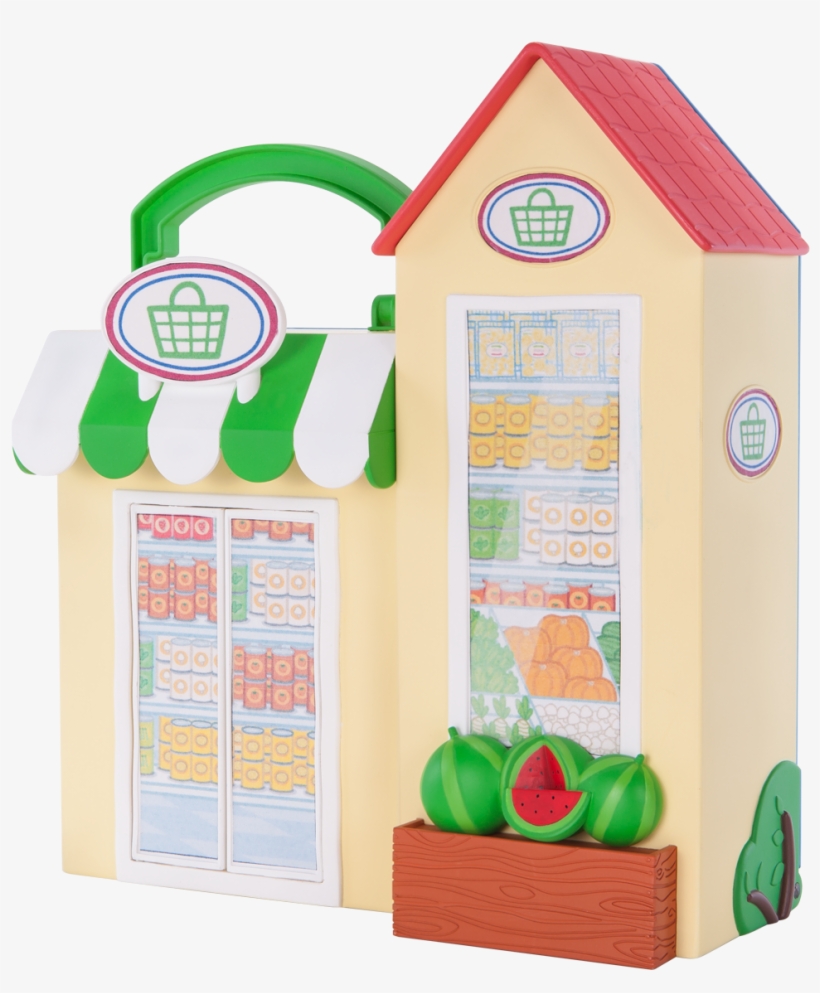 Peppa Pig Little Grocery Store Playset - Peppa Pig Little Places Playset, transparent png
