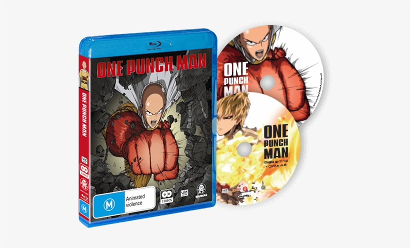 One-punch Man Dvd Edition - One Punch Man Complete Season 1 Blu-ray, transparent png