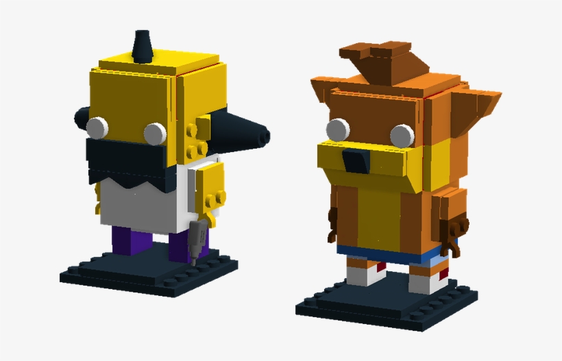Crash Bandicoot Brickheadz - Lego Ideas, transparent png