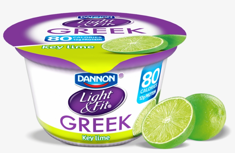 Key Lime Greek Yogurt - Dannon Light And Fit Greek Yogurt Salted Caramel, transparent png
