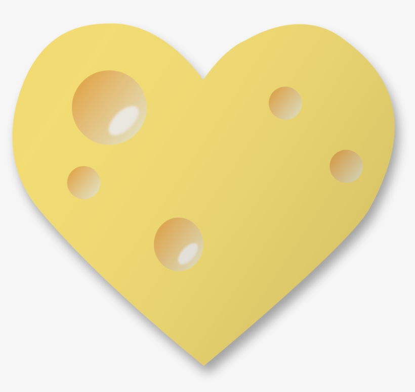 Clipart Transparent Stock Heart Big Image Png - Cheese Clipart, transparent png