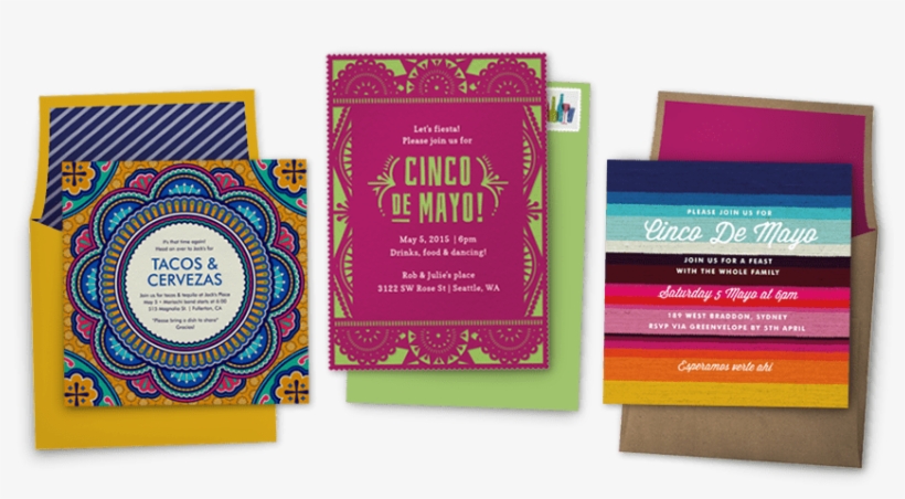 Cinco De Mayo Blog Post Invites - Party, transparent png