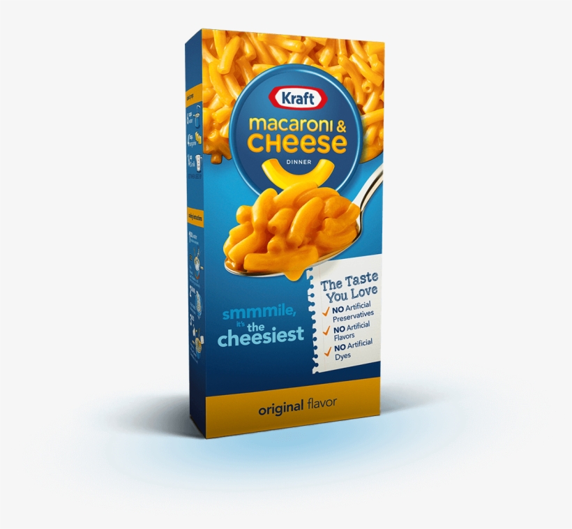 Kraft Macaroni & Cheese Dinner, Original - 7.25, transparent png