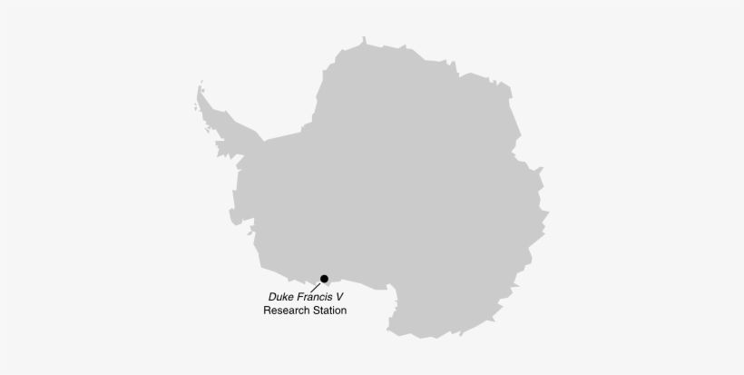 Location Of Duke Francis V Research Station In Antarctica - Antarctica Map Png, transparent png