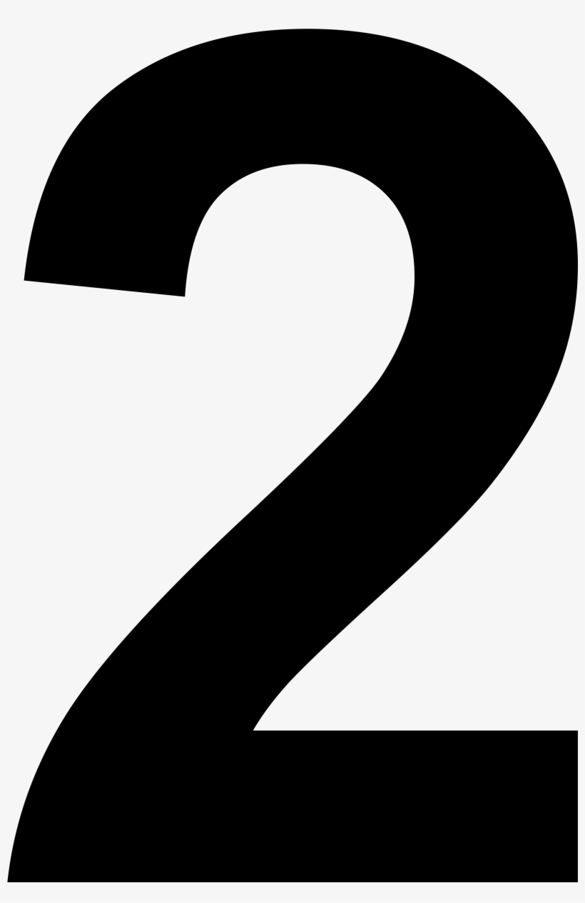 Number 2 Png - Number, transparent png