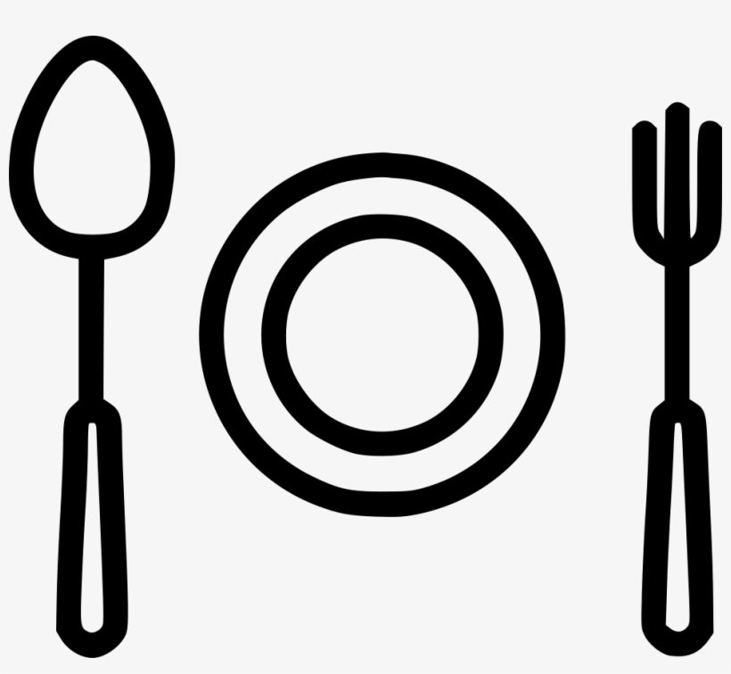 Plate Spoon Fork Egg Recipe Comments - Icon, transparent png