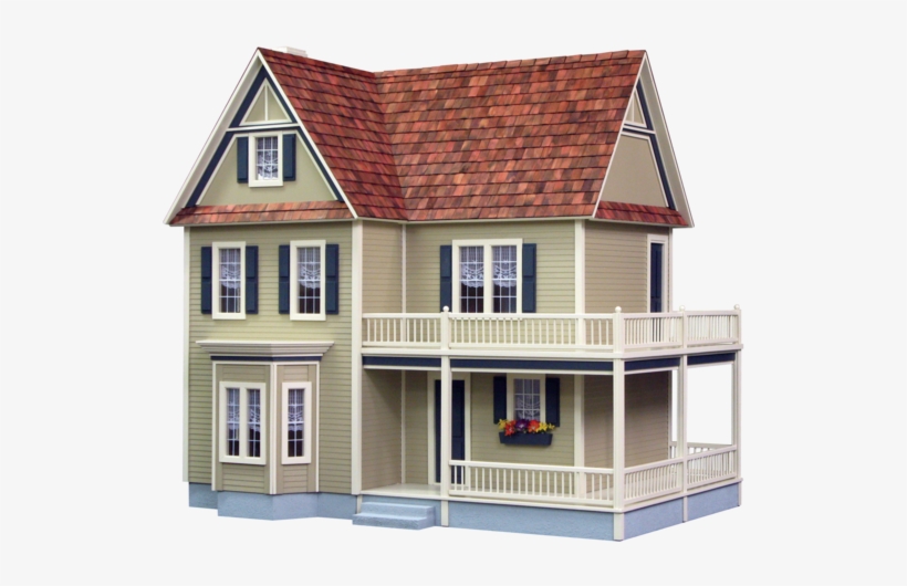Victoria's Farmhouse Dollhouse Kit By Real Good Toys, transparent png
