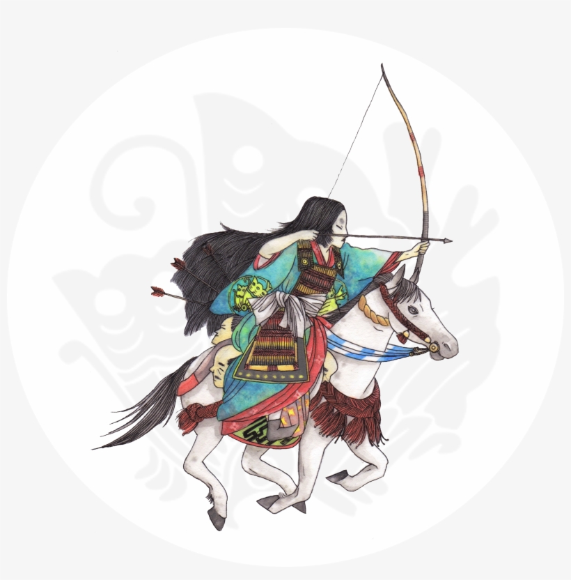 Tomoe Gozen Mixed Media 2217 2143px - Longbow, transparent png