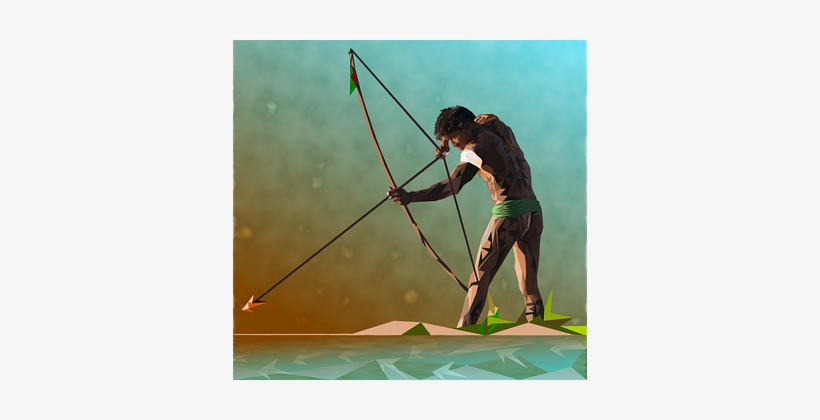 Fisherman, Native, Bow And Arrow - Arrow, transparent png
