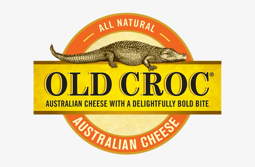 Logo - Old Croc Sharp Cheddar Cheese - 7 Oz Block, transparent png