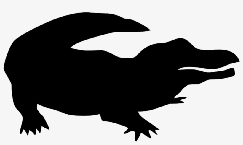 Vector Transparent Download Book Silhouette Clip Art - Transparent Alligator Silhouette, transparent png