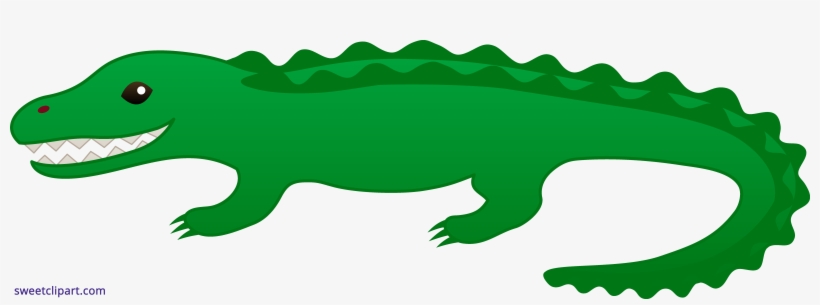 Nile Crocodile Clipart At Vector Library - Green Clipart, transparent png