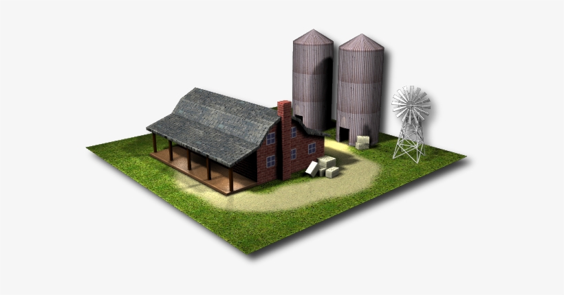 3d Rendering Depicting A Farmhouse - Scale Model, transparent png
