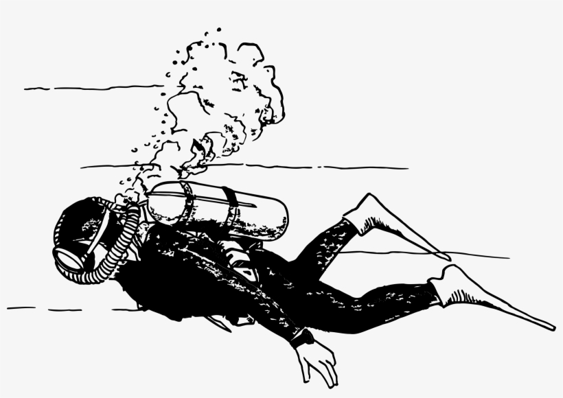 This Free Icons Png Design Of Scuba Diver, transparent png