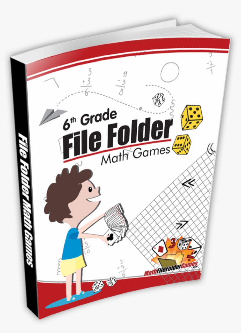 6th Grade File Folder Math Games - 6th Grade File Folder Math Games: Volume 1 (6th Grade, transparent png