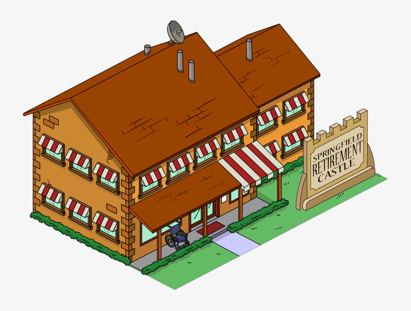 Retirement Castle - Simpsons Mayor Quimby Family, transparent png