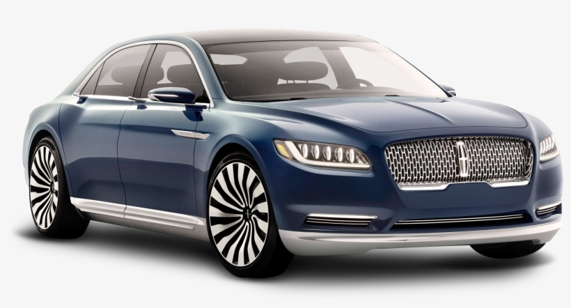 Lincoln Continental Blue Car Png Image - Lincoln Continental 2018 Preço, transparent png