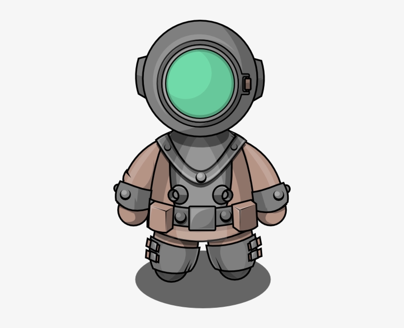 Diver Clipart - Escafandra Dibujo, transparent png