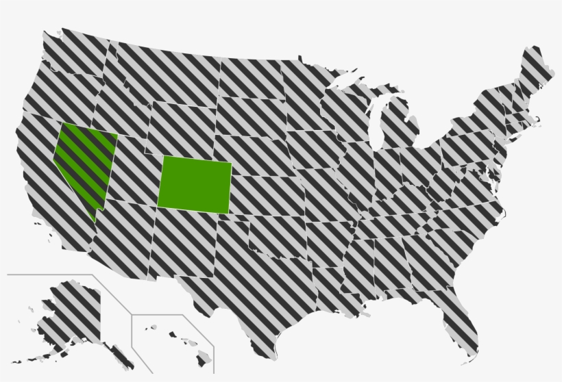 2000px Blank Us Map 2c Striped Svg 15 Us - States That Allow Corporal Punishment In Schools 2018, transparent png