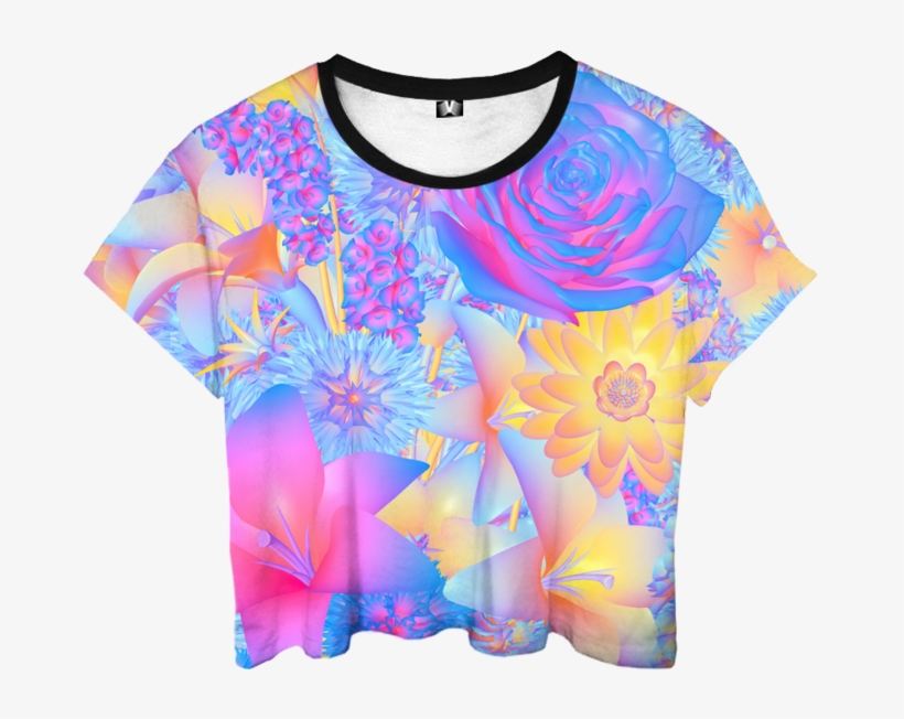 Hyper Blossom Crop Top - Transparent Crop Top Png, transparent png