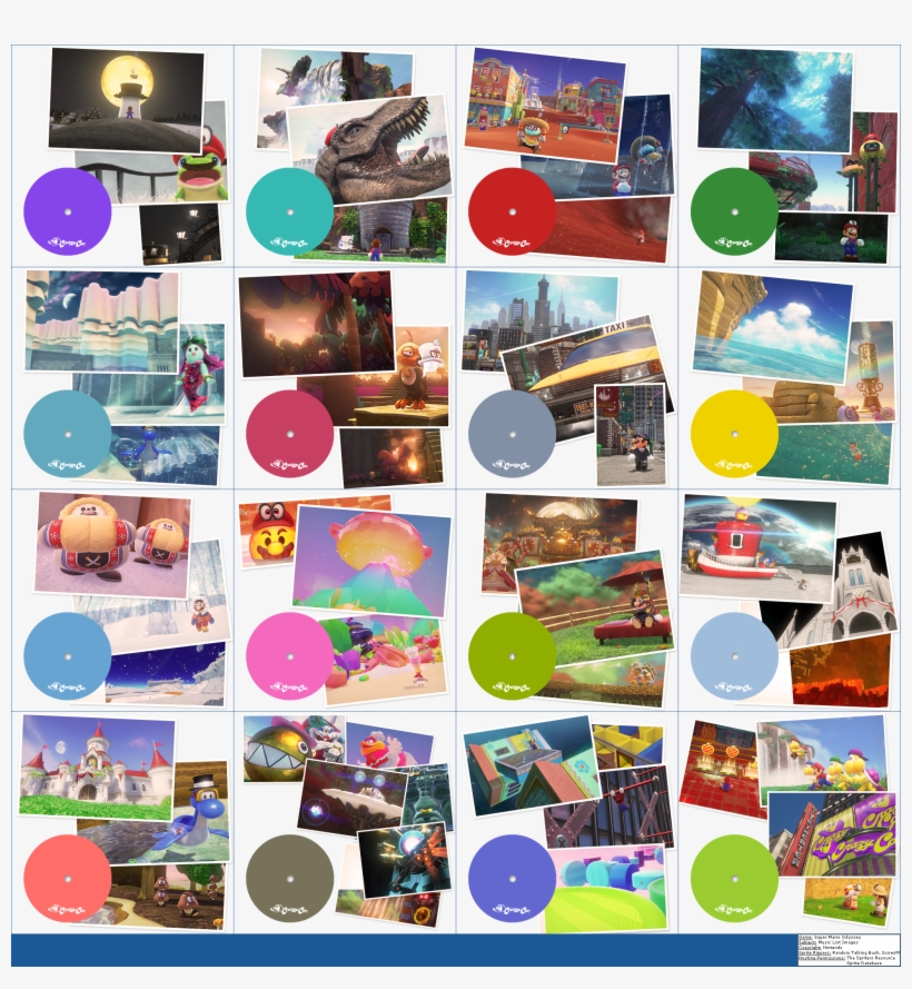 Click For Full Sized Image Music List Images - Super Mario Odyssey Spriters Resource, transparent png