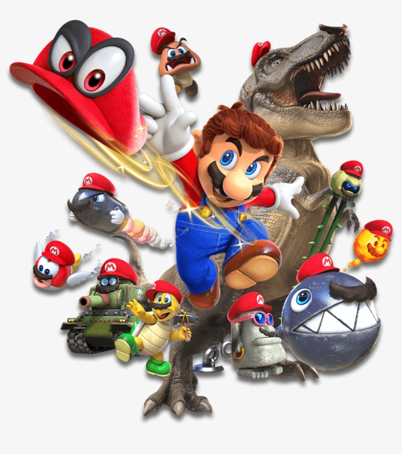 Game Figures - Nintendo Super Mario Odyssey, transparent png