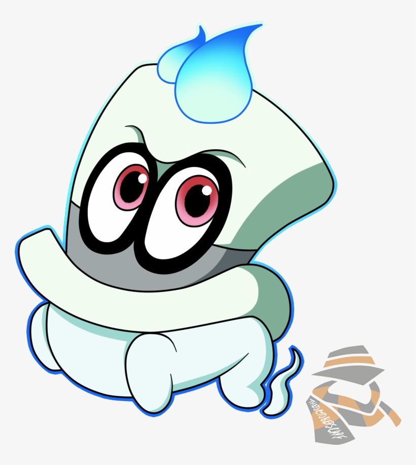 Let's Draw Super Mario Odyssey - Kawaii Cappy Super Mario Odyssey, transparent png