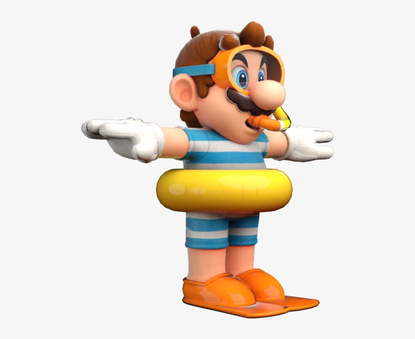 Download Zip Archive - Super Mario Odyssey Swimwear, transparent png