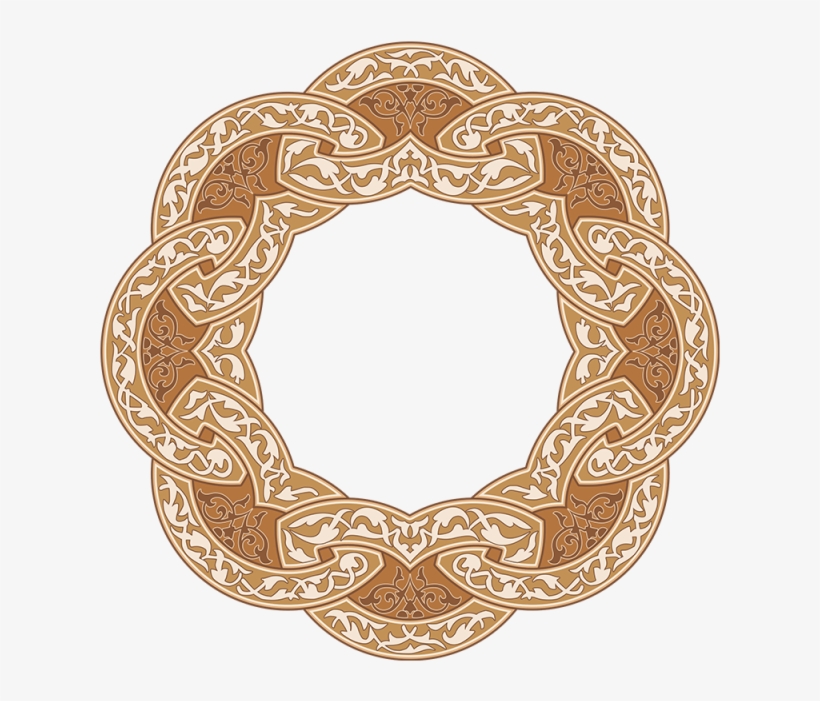 Large Psd Floral Frame, Luxury, Octagon, Octagon Design - Circle, transparent png