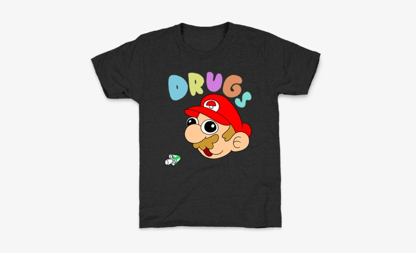 Mario On Drugs Kids T-shirt - Snake Eyes Gi Joe T Shirt, transparent png