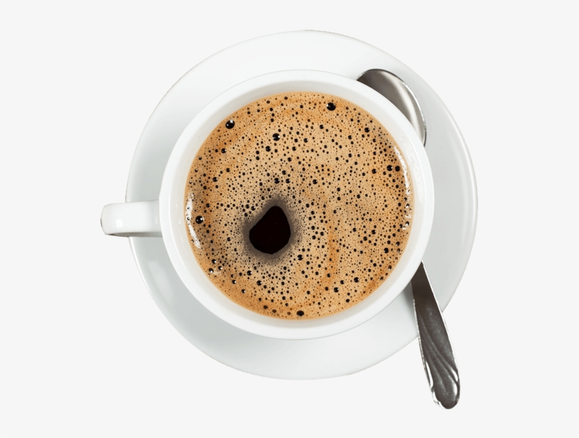 Coffee Top View Png Svg Free Library - Cup Of Coffee Top View Png, transparent png