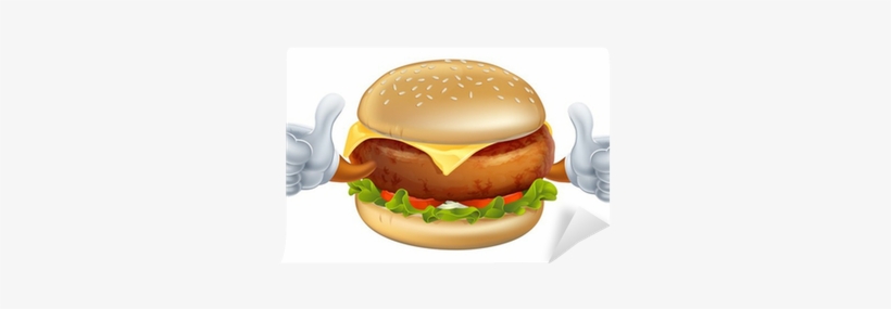 Burger Man, transparent png