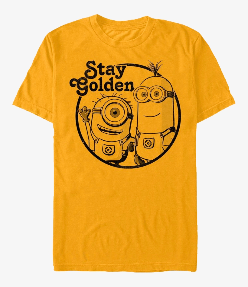 Stay Golden Despicable Me T-shirt - Duppy Gun T Shirt, transparent png