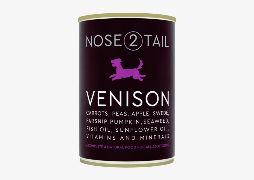 Image Of Nose 2 Tail Venison Dog Food 395g X 12 - Nose2tail Complete Dog Food - Chicken Loaf 12 X 400g, transparent png