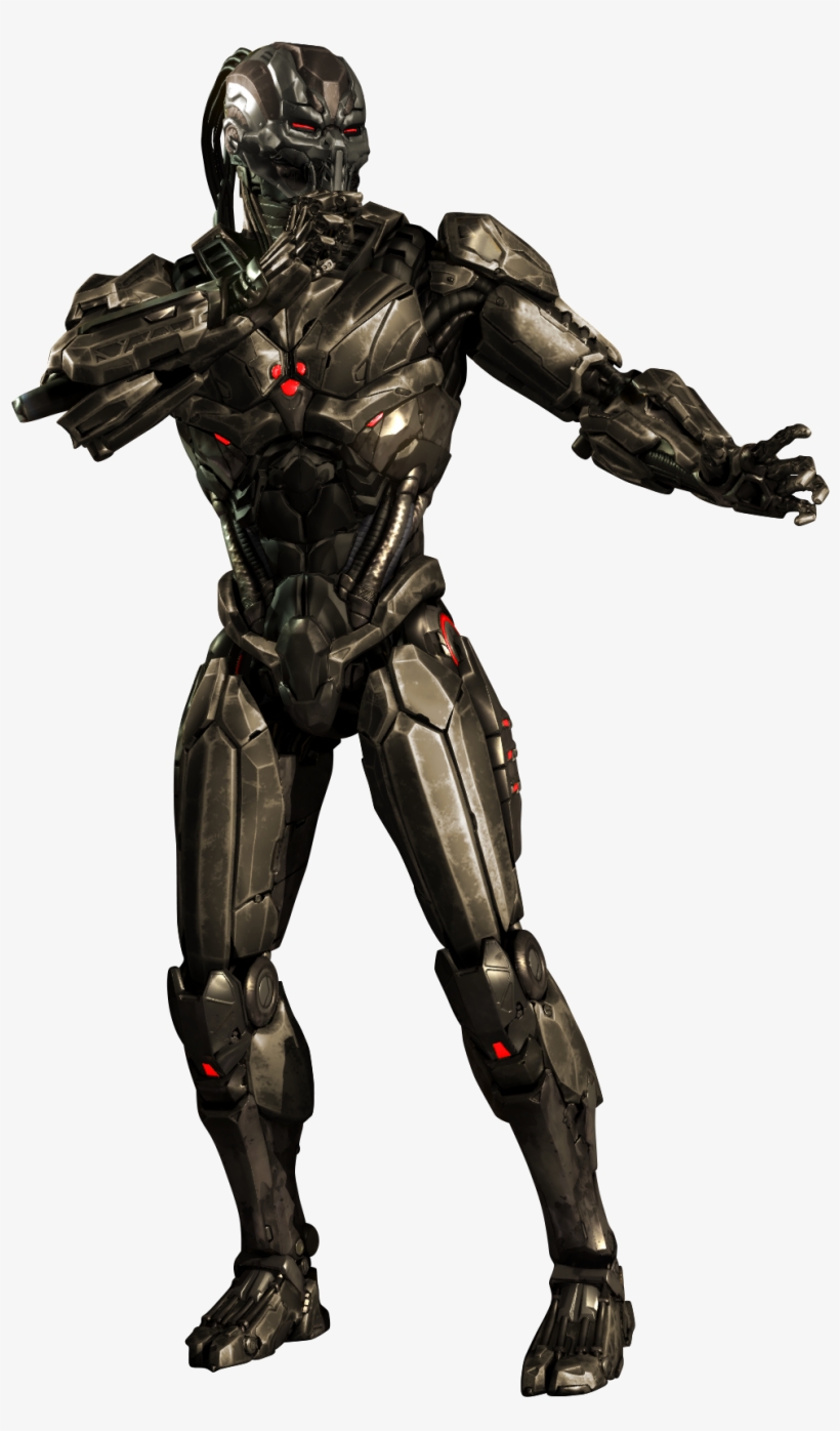 Mkxl Triborg Smoke Hq Cutout By Molim-dbqi5iu - Mortal Kombat Triborg Cyrax, transparent png
