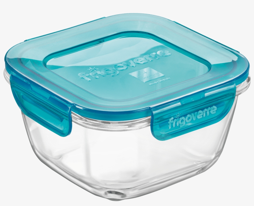 Square Container 4 3/4 X 4 3/4” Frigoverre Evolution - Bormioli Rocco Evolution Frigoverre Square, Glass,, transparent png