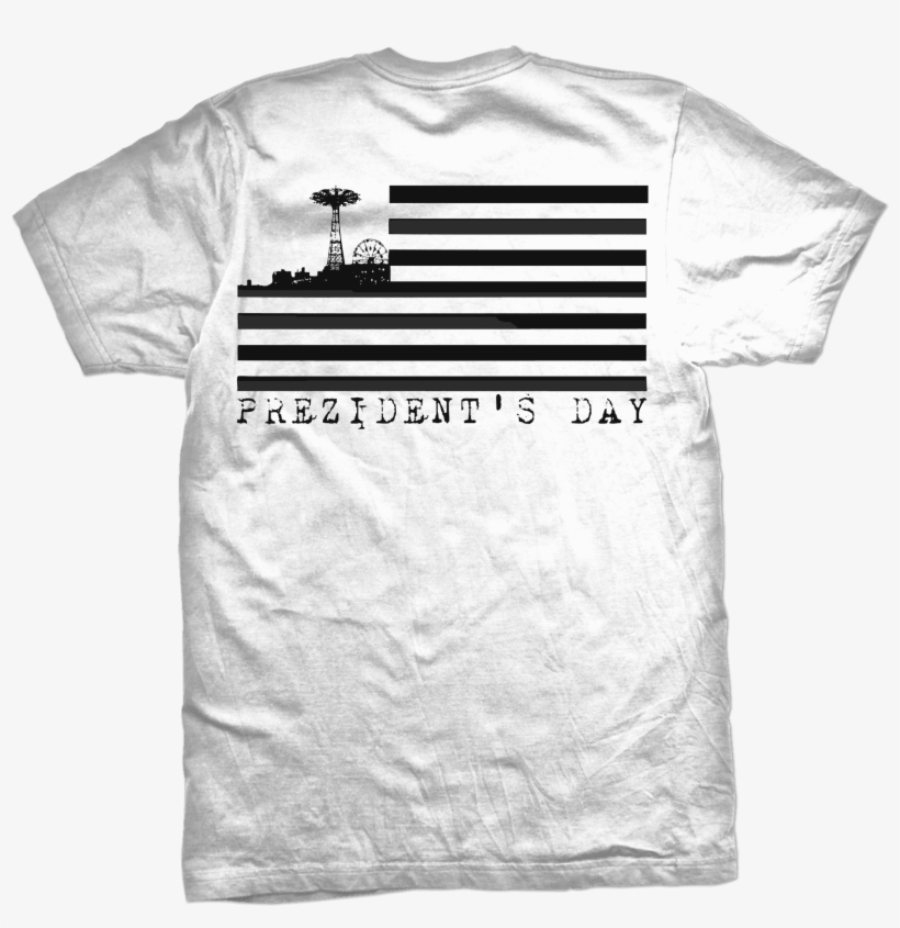 Nems Prezidents Day T Shirt Back - Iron Man Shirt White, transparent png