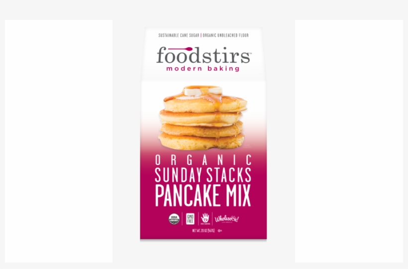 Foodstirs Organic Sunday Stacks Pancake Mix - Foodstirs - Organic Sunday Stacks Pancake Mix - 20, transparent png
