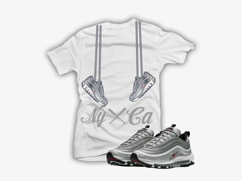 Silver Bullet Air Max 97 Tee - Rose Gold Jordan 11 Clothes, transparent png